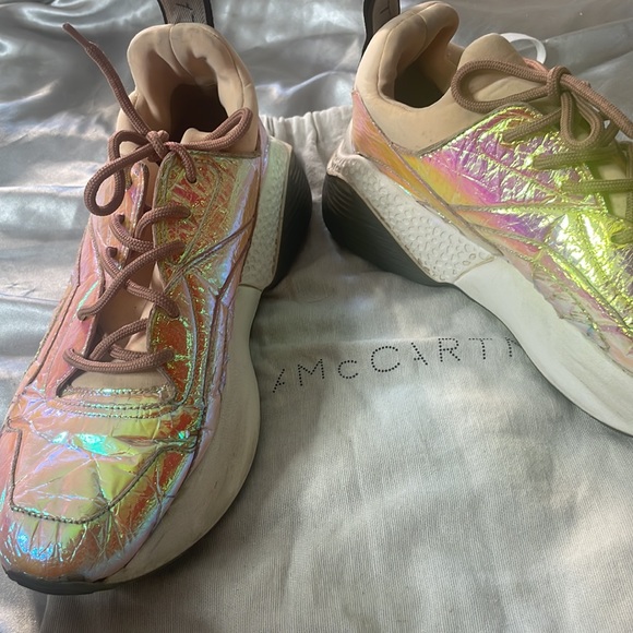 STELLA MCCARTNEY Holographic Eclypse 50 Sneakers Size 41 or 11 - Picture 10 of 12